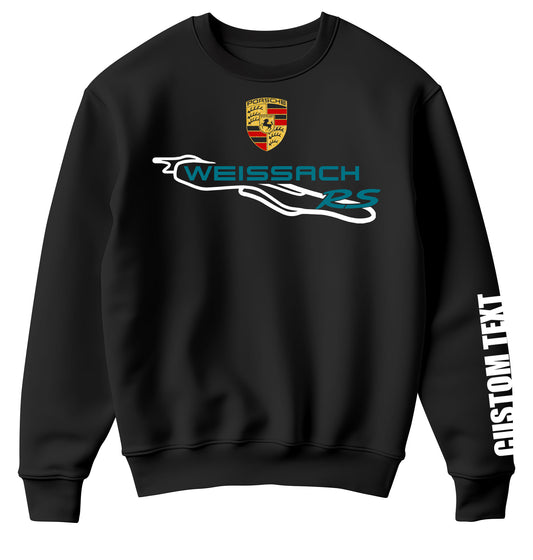 Porsche Weissach Rs Logo Personalized Sweatshirt