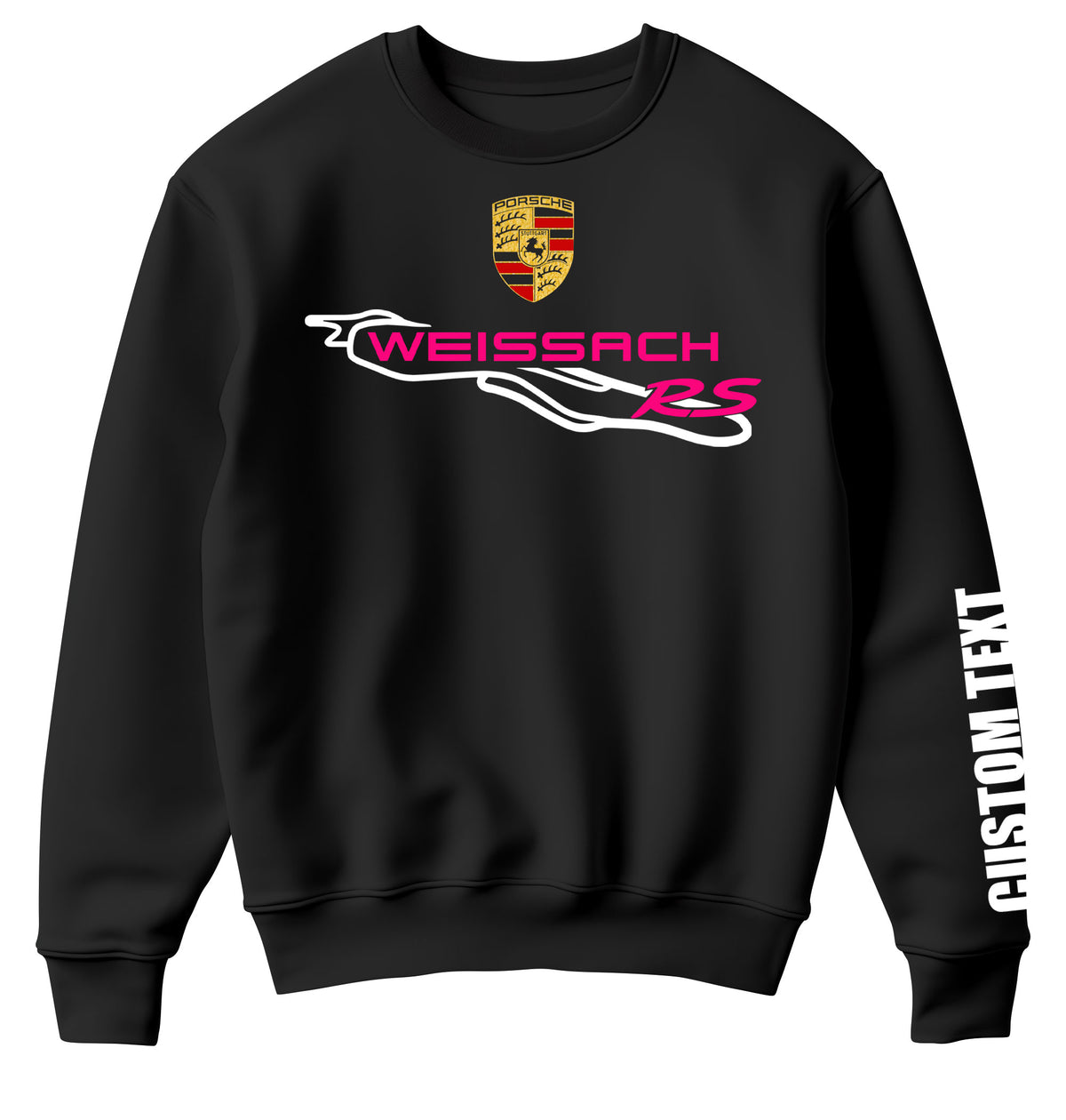 Porsche Weissach Rs Logo Personalized Sweatshirt