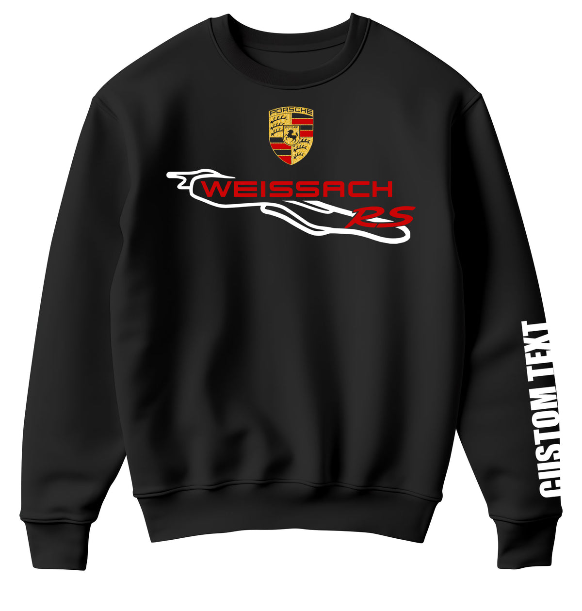 Porsche Weissach Rs Logo Personalized Sweatshirt