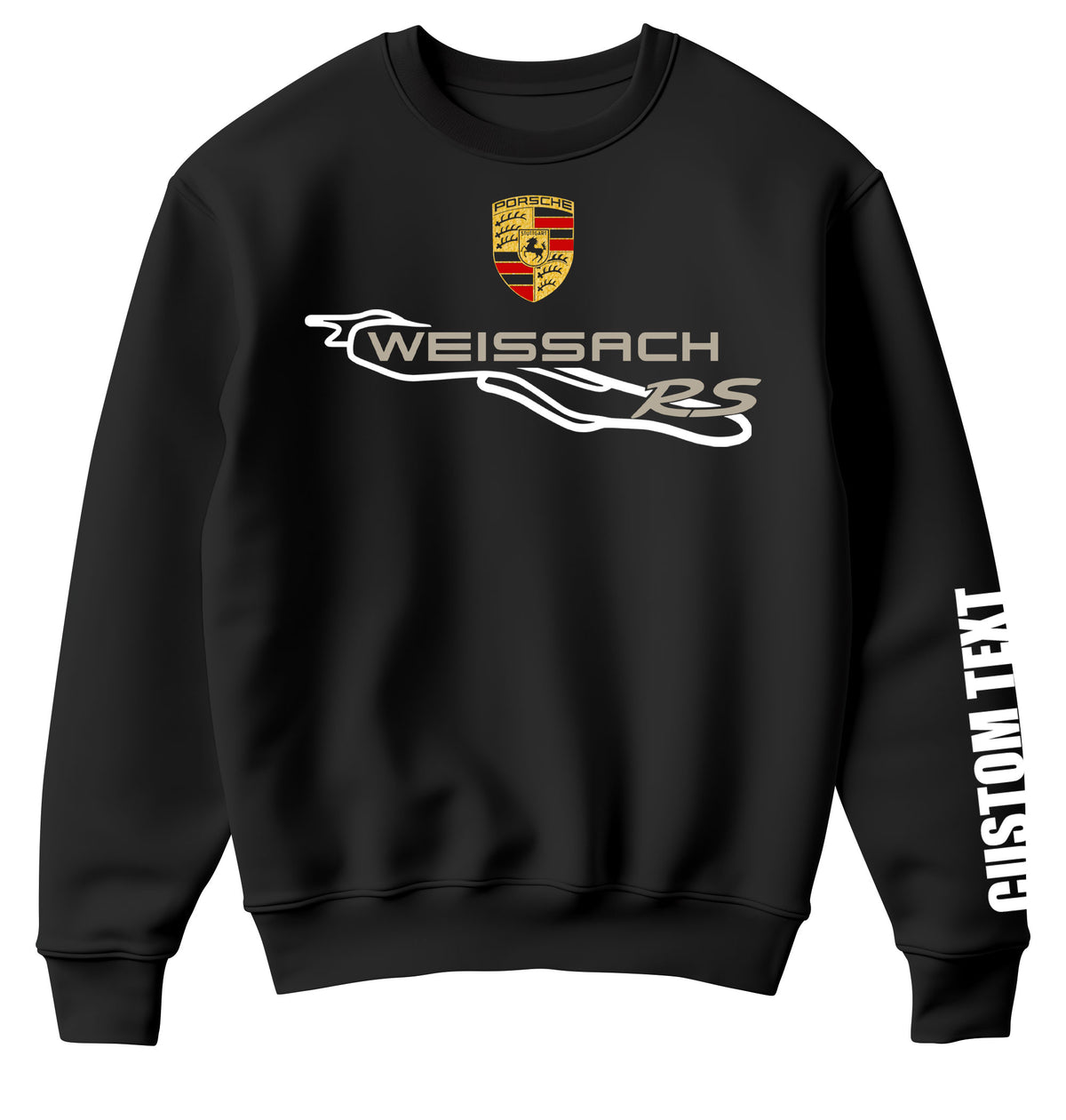 Porsche Weissach Rs Logo Personalized Sweatshirt