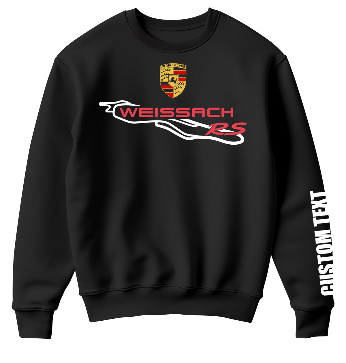 Porsche Weissach Rs Logo Personalized Sweatshirt