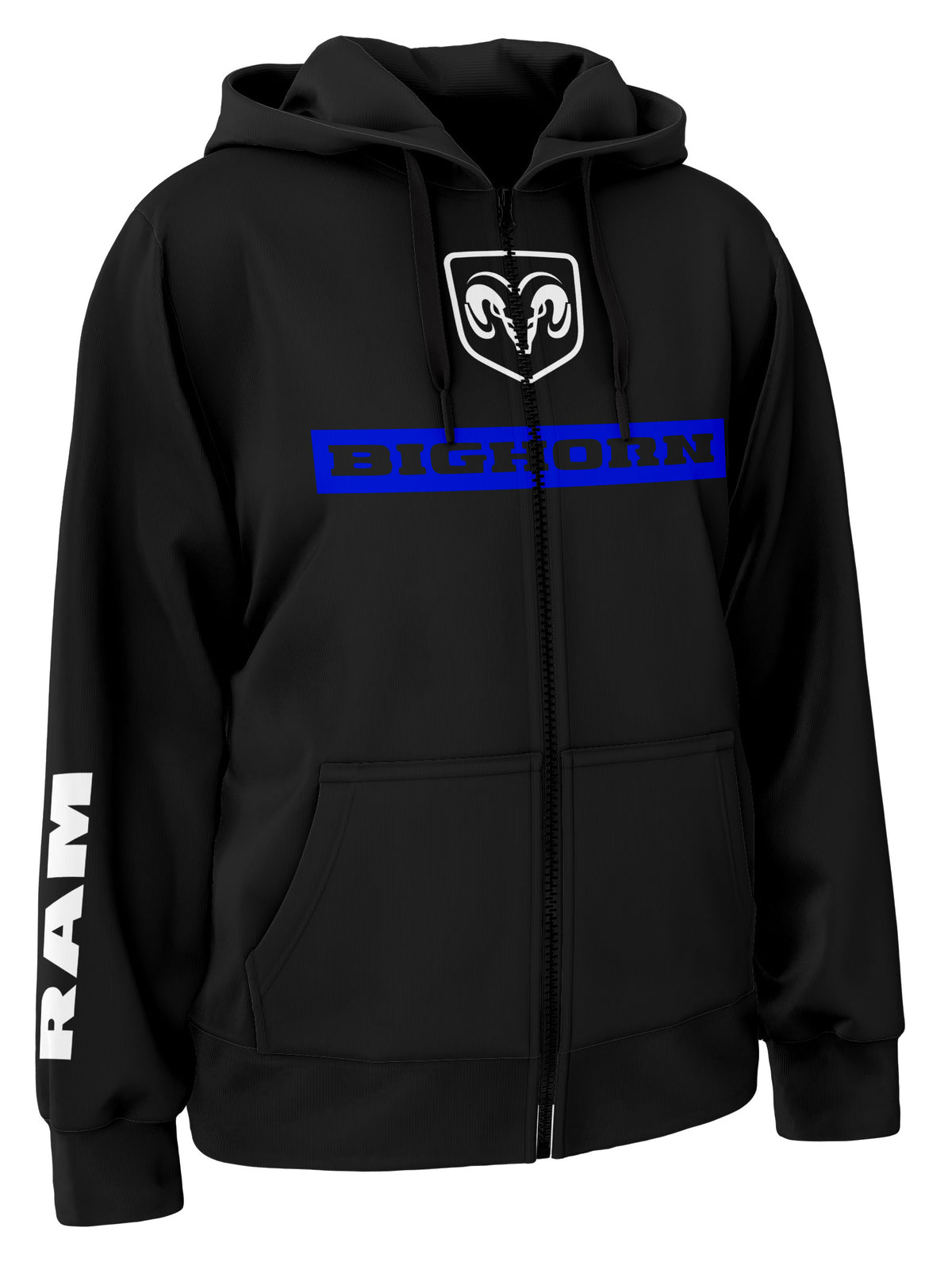 Ram Big Horn Zipper Hoodie