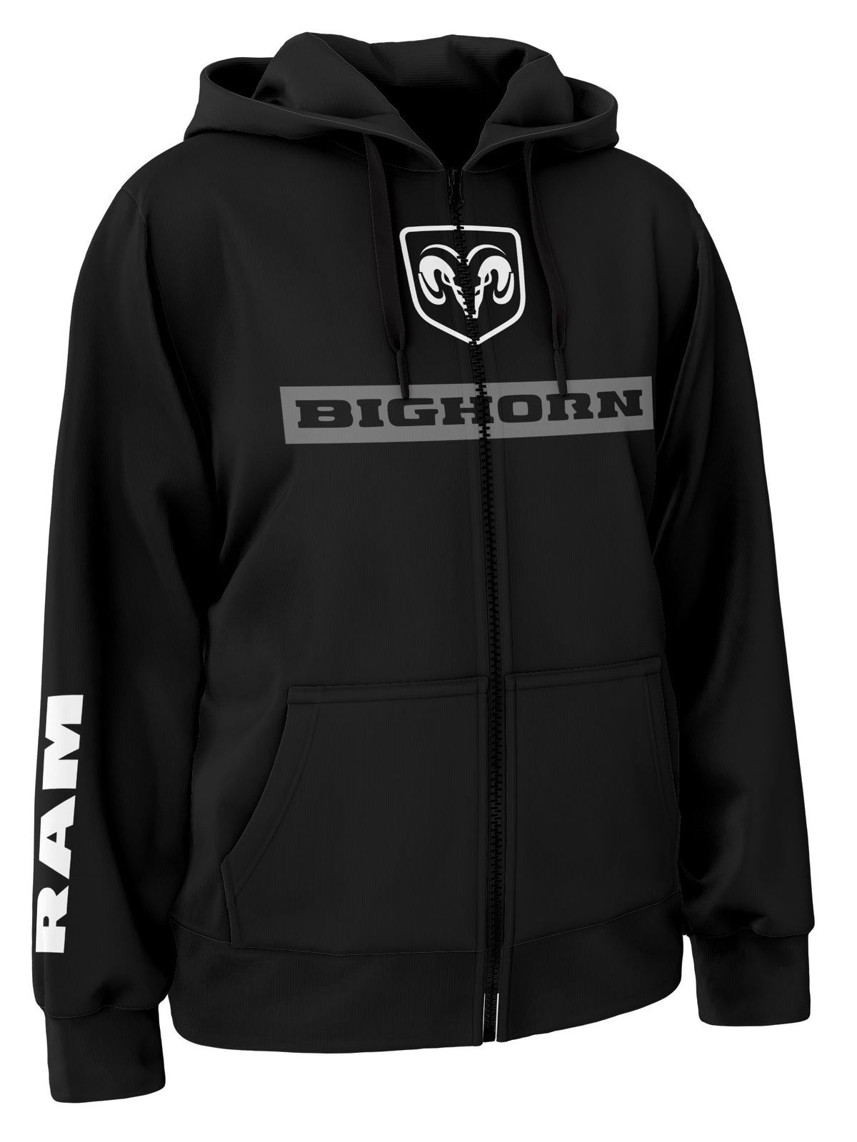 Ram Big Horn Zipper Hoodie