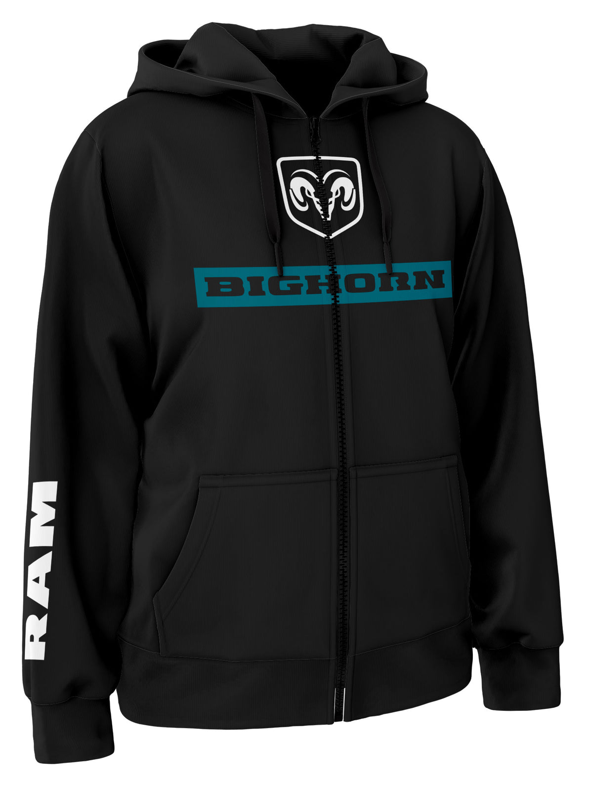 Ram Big Horn Zipper Hoodie