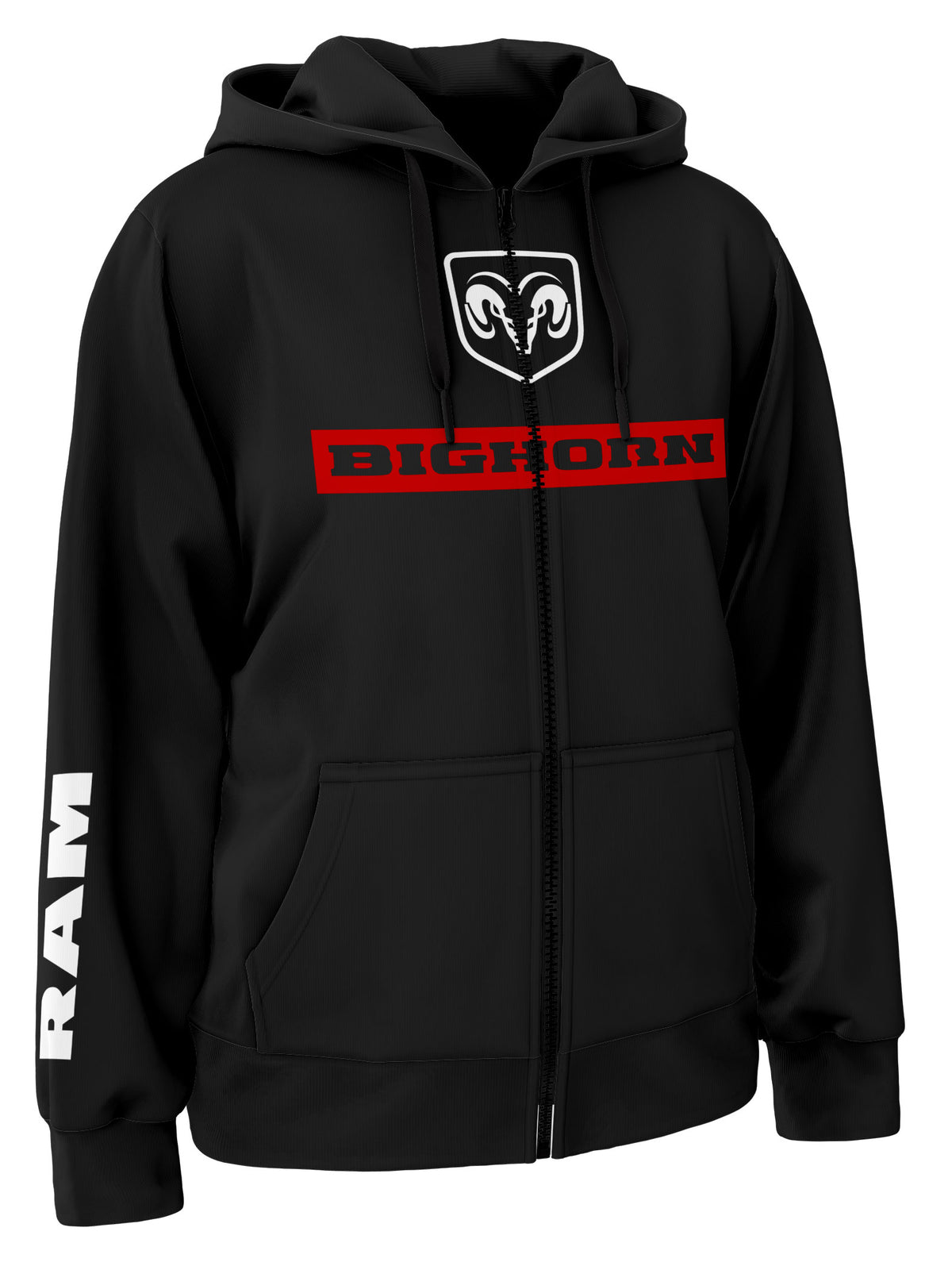 Ram Big Horn Zipper Hoodie