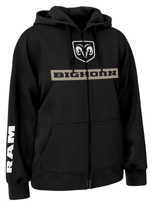Ram Big Horn Zipper Hoodie