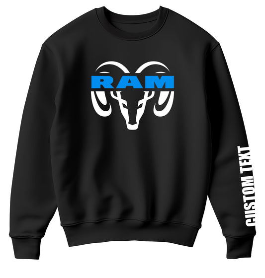 Ram Logo Personalized Sweatshirt