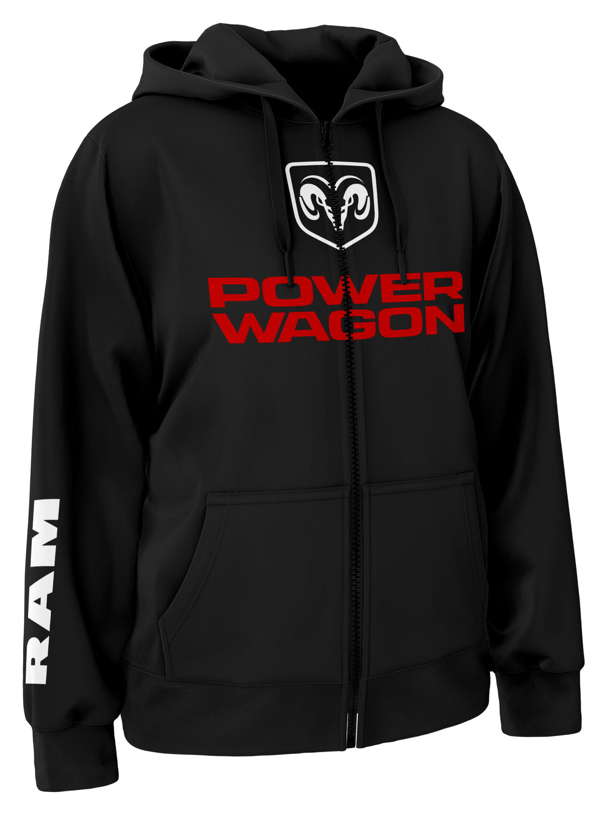 Ram Power Wagon Zipper Hoodie