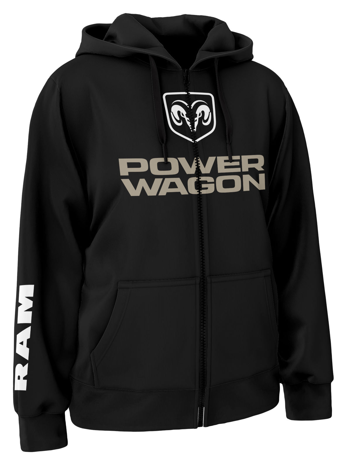 Ram Power Wagon Zipper Hoodie