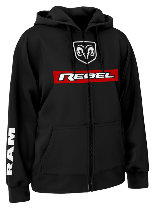 Ram Rebel Zipper Hoodie