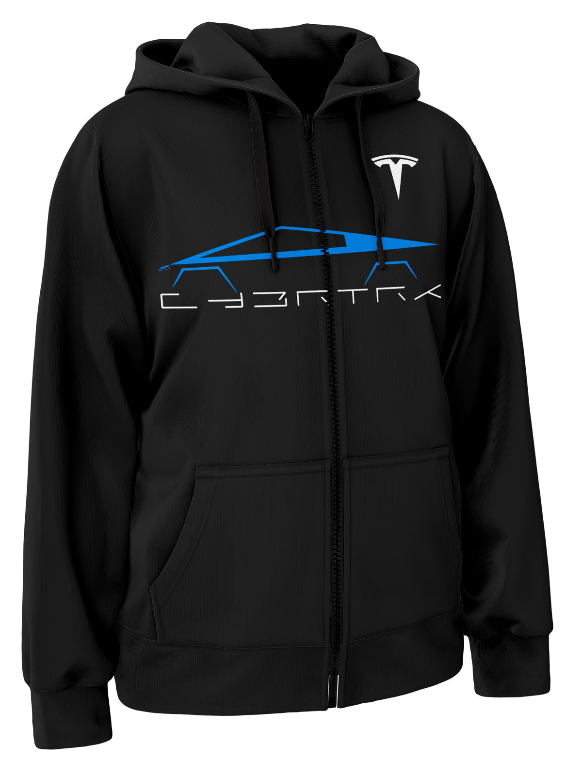 Tesla Cybertruck Zipper Hoodie
