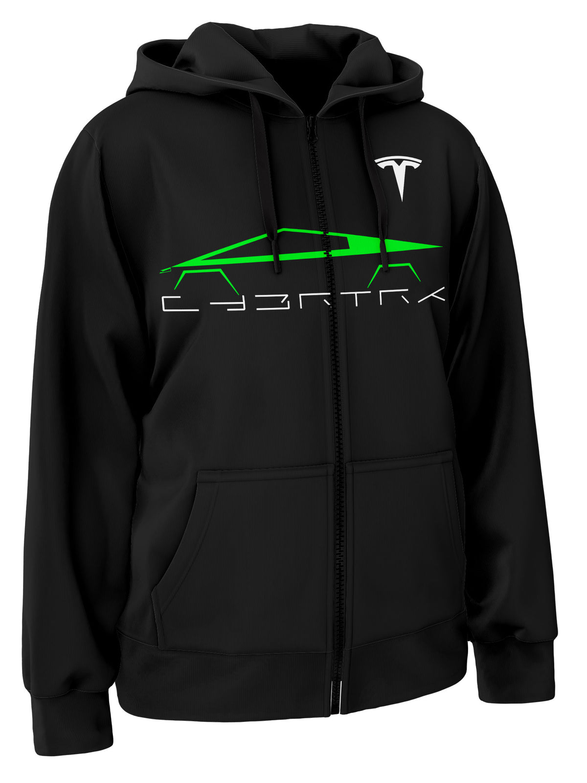 Tesla Cybertruck Zipper Hoodie