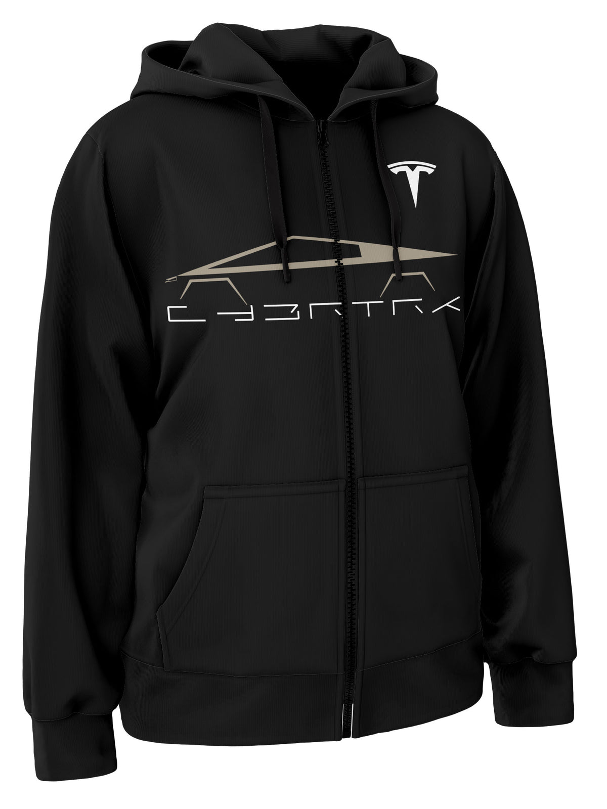 Tesla Cybertruck Zipper Hoodie