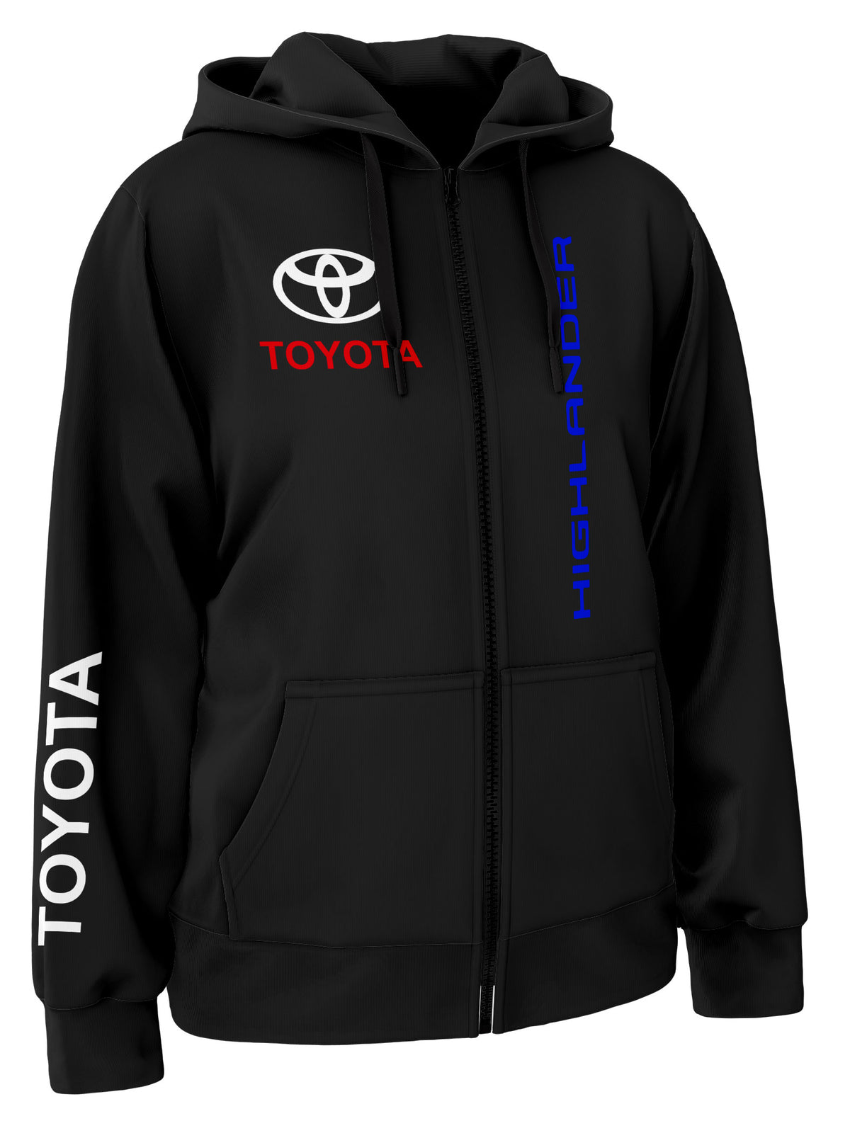 Toyota Highlander Zipper Hoodie