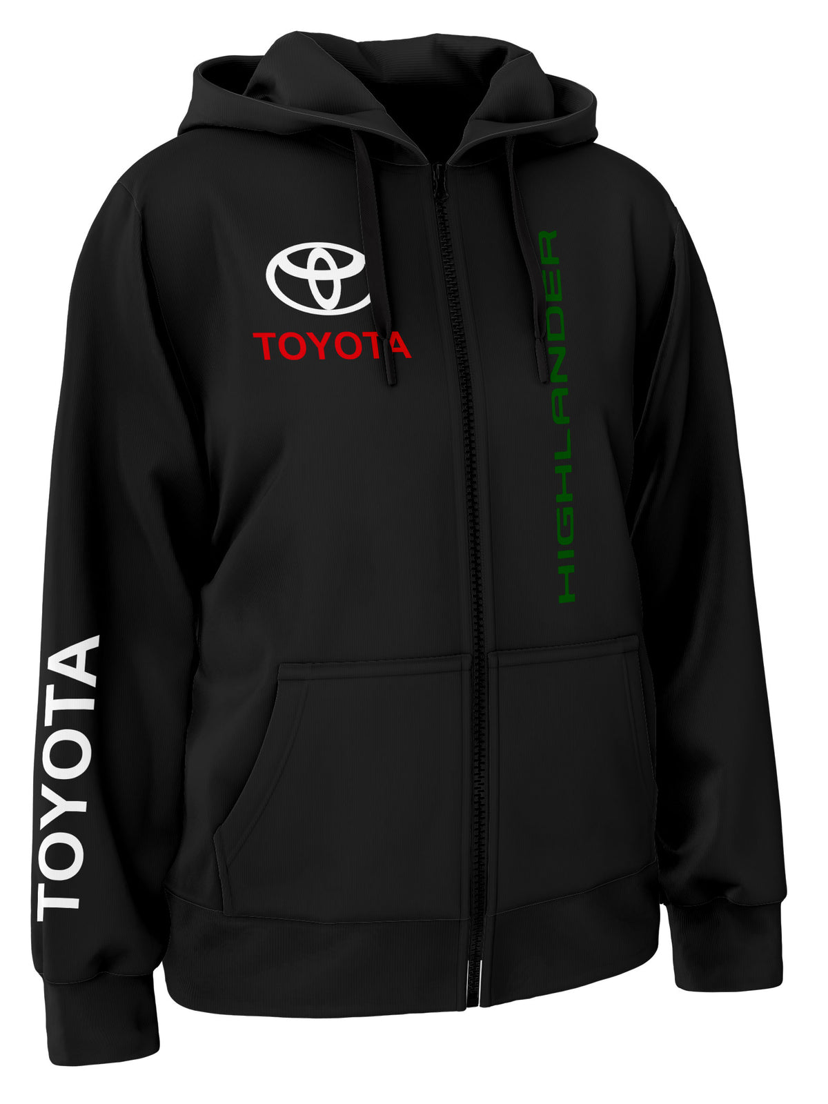 Toyota Highlander Zipper Hoodie