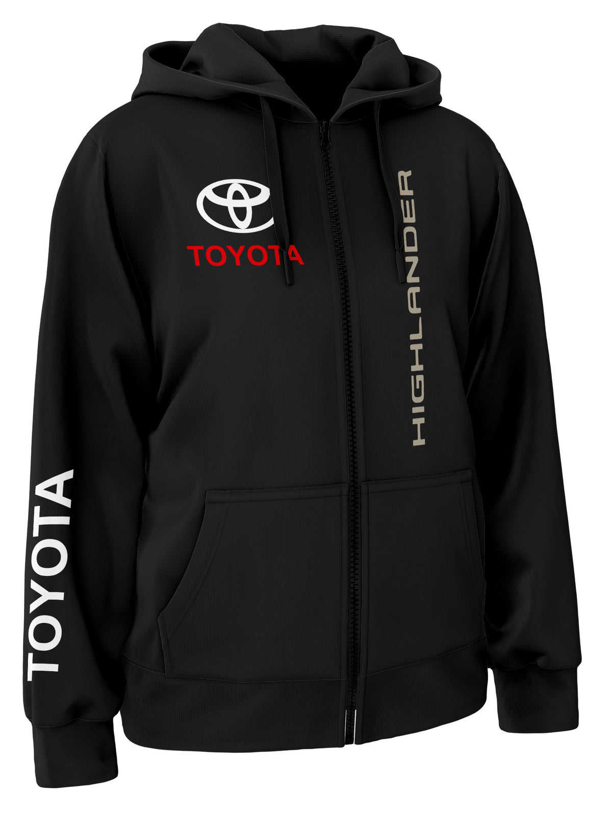 Toyota Highlander Zipper Hoodie