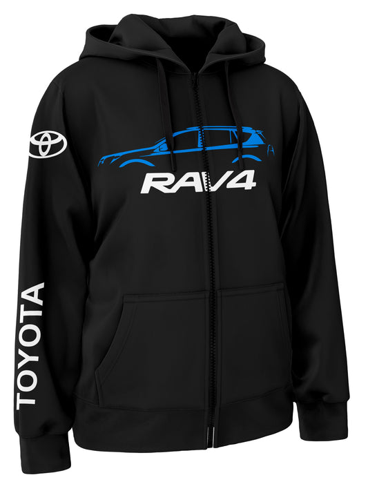 Toyota Rav4 Zipper Hoodie