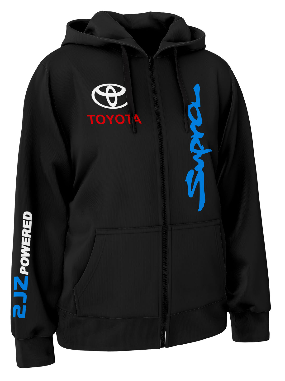 Toyota Supra 2JZ Zipper Hoodie