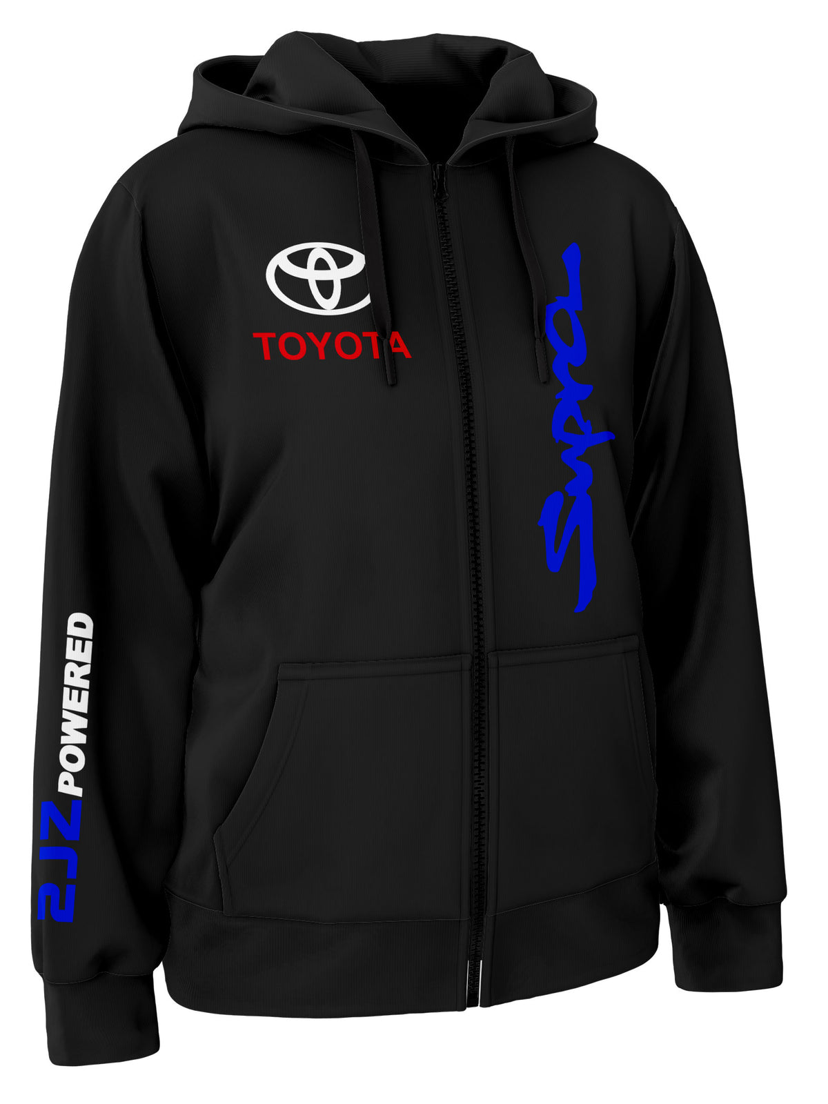Toyota Supra 2JZ Zipper Hoodie