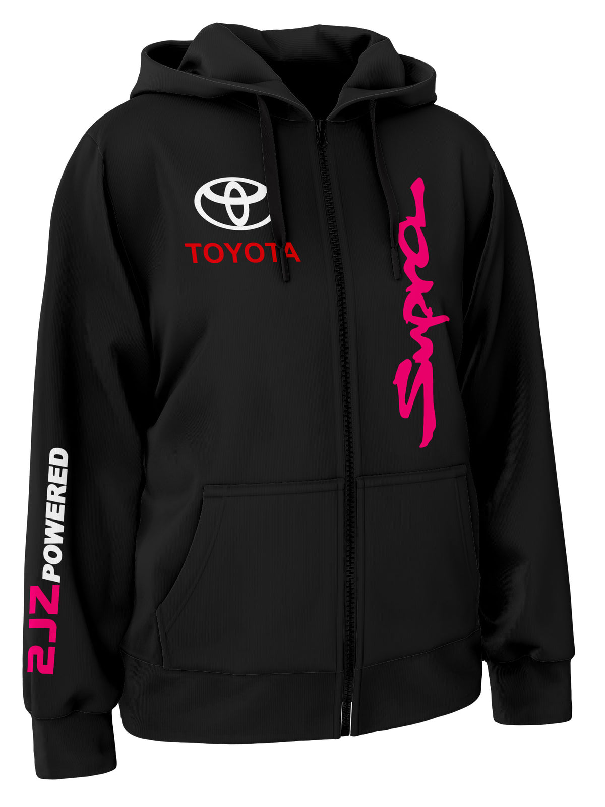 Toyota Supra 2JZ Zipper Hoodie