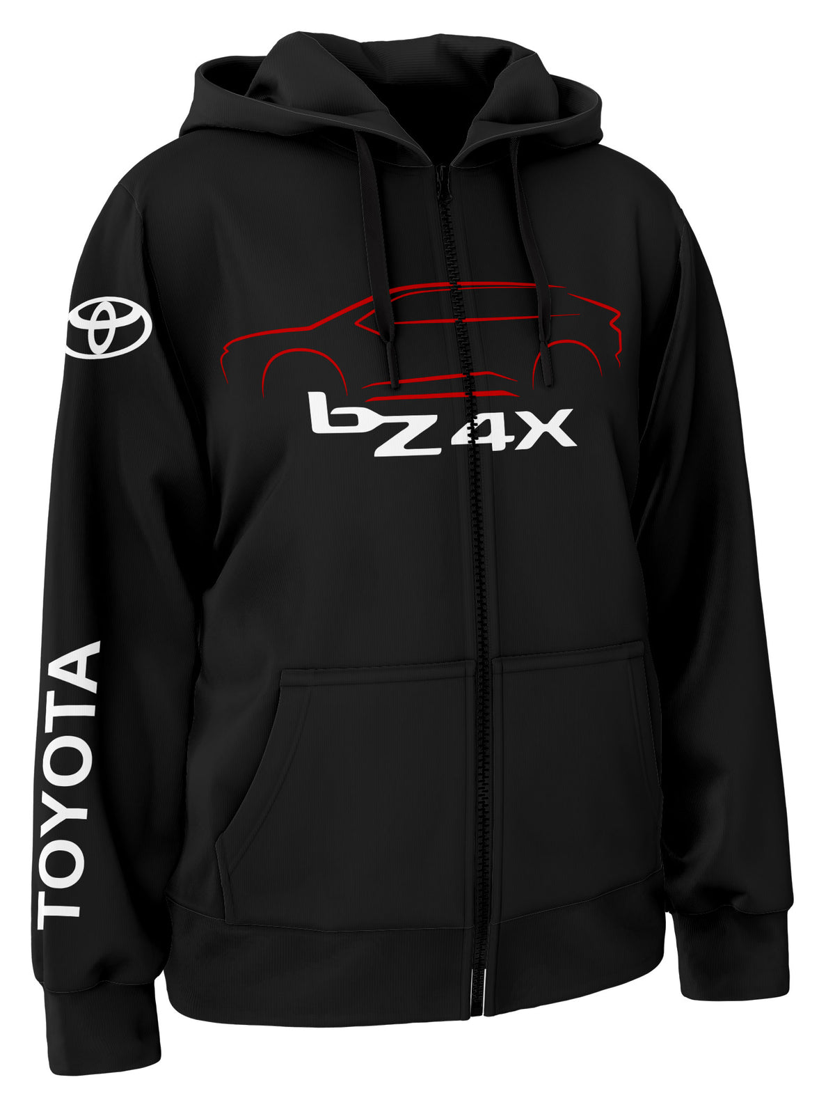 Toyota bz4x Zipper Hoodie