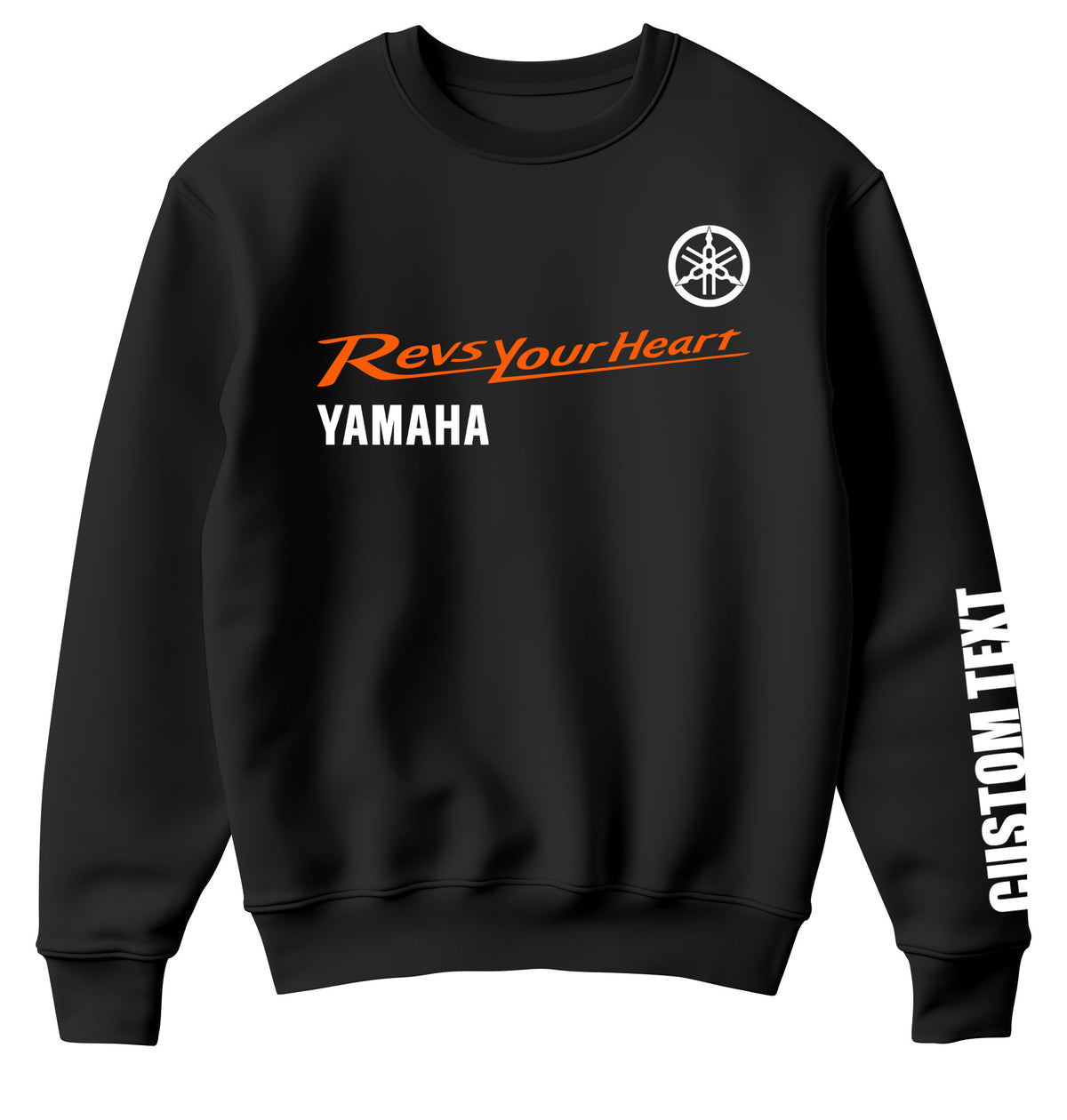 Yamaha Revs Your Heart Personalized Sweatshirt