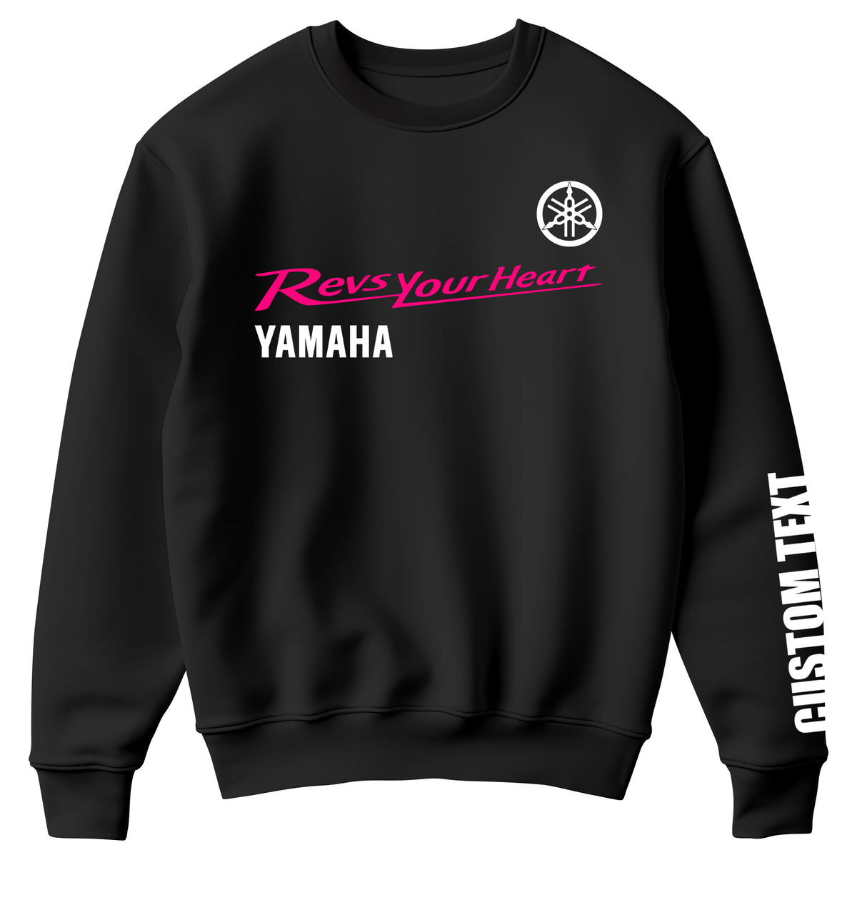 Yamaha Revs Your Heart Personalized Sweatshirt