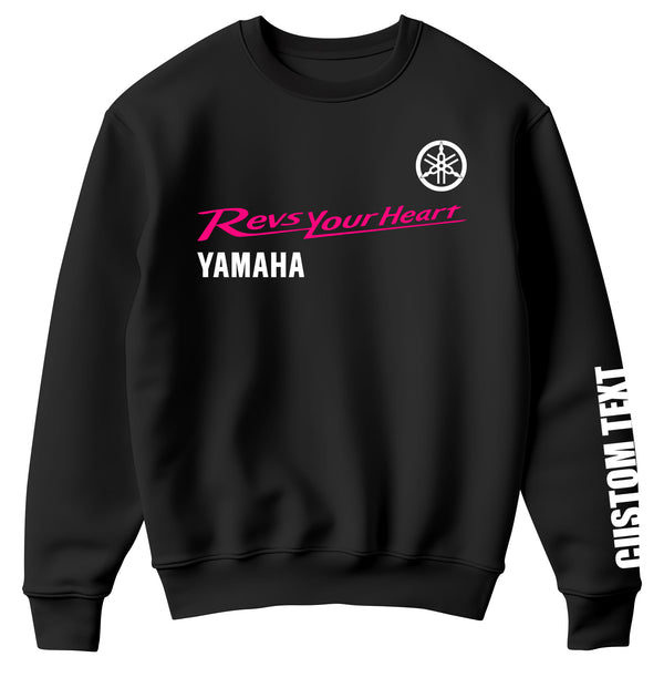 Yamaha Revs Your Heart Personalized Sweatshirt