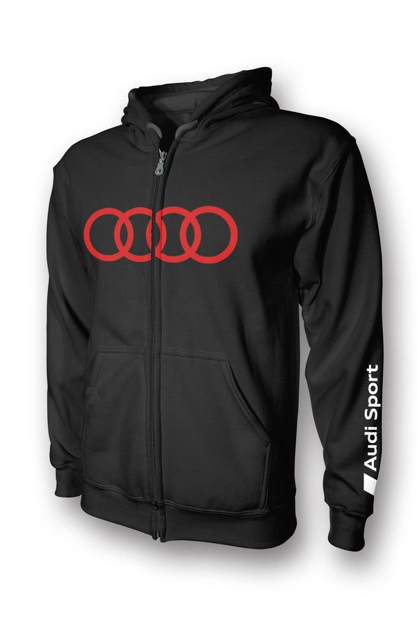 Audi Logo Full-Zip Hoodie
